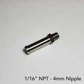 Ticon Industries 4mm Nipple Type 40mm OAL 1/16in NPT Fitting